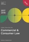 Image for Core Statutes on Commercial &amp; Consumer Law 2017-18