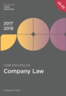 Image for Core Statutes on Company Law 2017-18