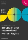 Image for Core Documents on European and International Human Rights 2017-18