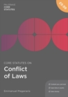 Image for Core Statutes on Conflict of Laws
