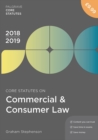 Image for Core statutes on commercial &amp; consumer law 2018-19