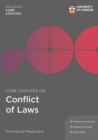 Image for CORE STATUTES ON CONFLICT OF LAWS
