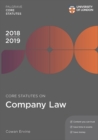 Image for Core Statutes on Company Law 2018-19