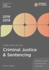 Image for Core Statutes on Criminal Justice &amp; Sentencing 2018-19