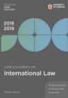 Image for Core documents on international law 2018-19