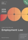 Image for Core Statutes on Employment Law 2019-20