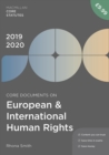 Image for Core documents on European and international human rights, 2019-20