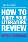 Image for How to write your literature review