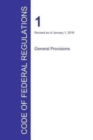 Image for Code of Federal Regulations Title 1, Volume 1, January 1, 2016