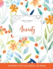 Image for Adult Coloring Journal : Anxiety (Animal Illustrations, Springtime Floral)