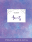 Image for Adult Coloring Journal : Anxiety (Pet Illustrations, Purple Mist)