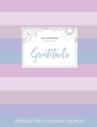Image for Adult Coloring Journal : Gratitude (Pet Illustrations, Pastel Stripes)