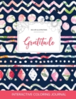 Image for Adult Coloring Journal : Gratitude (Sea Life Illustrations, Tribal Floral)