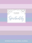 Image for Adult Coloring Journal : Spirituality (Pet Illustrations, Pastel Stripes)