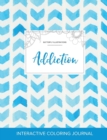 Image for Adult Coloring Journal : Addiction (Butterfly Illustrations, Watercolor Herringbone)