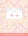 Image for Adult Coloring Journal : Anxiety (Nature Illustrations, Pastel Elegance)