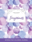Image for Adult Coloring Journal : Forgiveness (Safari Illustrations, Purple Bubbles)