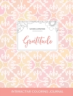 Image for Adult Coloring Journal : Gratitude (Nature Illustrations, Pastel Elegance)