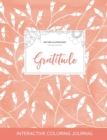 Image for Adult Coloring Journal : Gratitude (Nature Illustrations, Peach Poppies)