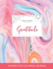 Image for Adult Coloring Journal : Gratitude (Safari Illustrations, Bubblegum)