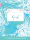 Image for Adult Coloring Journal : Grief (Butterfly Illustrations, Turquoise Marble)