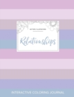 Image for Adult Coloring Journal : Relationships (Butterfly Illustrations, Pastel Stripes)