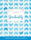 Image for Adult Coloring Journal : Spirituality (Butterfly Illustrations, Watercolor Herringbone)