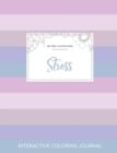 Image for Adult Coloring Journal : Stress (Butterfly Illustrations, Pastel Stripes)