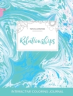 Image for Adult Coloring Journal : Relationships (Turtle Illustrations, Turquoise Marble)