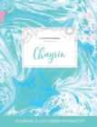 Image for Journal de Coloration Adulte : Chagrin (Illustrations D&#39;Animaux, Bille Turquoise)