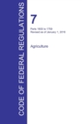 Image for CFR 7, Parts 1600 to 1759, Agriculture, January 01, 2016 (Volume 11 of 15)