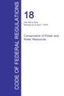 Image for CFR 18, Part 400 to End, Conservation of Power and Water Resources, April 01, 2016 (Volume 2 of 2)