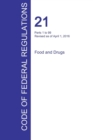 Image for CFR 21, Parts 1 to 99, Food and Drugs, April 01, 2016 (Volume 1 of 9)