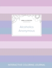 Image for Adult Coloring Journal : Alcoholics Anonymous (Animal Illustrations, Pastel Stripes)