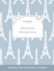 Image for Adult Coloring Journal : Alcoholics Anonymous (Pet Illustrations, Eiffel Tower)