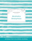 Image for Adult Coloring Journal : Alcoholics Anonymous (Sea Life Illustrations, Turquoise Stripes)