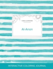 Image for Adult Coloring Journal : Al-Anon (Floral Illustrations, Turquoise Stripes)