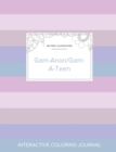 Image for Adult Coloring Journal : Gam-Anon/Gam-A-Teen (Butterfly Illustrations, Pastel Stripes)