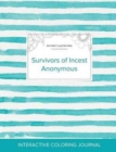 Image for Adult Coloring Journal : Survivors of Incest Anonymous (Butterfly Illustrations, Turquoise Stripes)