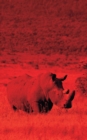Image for Alive! white rhino - Red dutotone - Photo Art Notebooks (5 x 8 series)