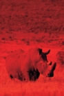 Image for Alive! white rhino - Red duotone - Photo Art Notebooks (6 x 9 series) : by Photographer Eva-Lotta Jansson