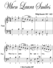 Image for When Laura Smiles Easy Piano Sheet Music