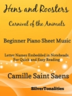 Image for Hens and Roosters Carnival of the Animals - Beginner Piano Sheet Music