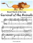 Image for Royal March of the Lion Carnival of the Animals - Beginner Piano Sheet Music Junior Edition