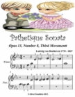 Image for Pathetique Sonata Opus 13 Number 3 Third Movement - Beginner Tots Piano Sheet Music