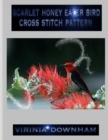 Image for Scarlet Honey Eater Bird Cross Stitch Pattern
