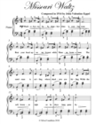 Image for Missouri Waltz - Easy Piano Sheet Music