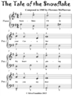 Image for Tale of the Snowflake - Easiest Piano Sheet Music for Beginner Pianists
