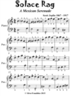 Image for Solace Rag a Mexican Serenade - Easiest Piano Sheet Music for Beginner Pianists