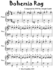Image for Bohemia Rag - Easiest Piano Sheet Music for Beginner Pianists